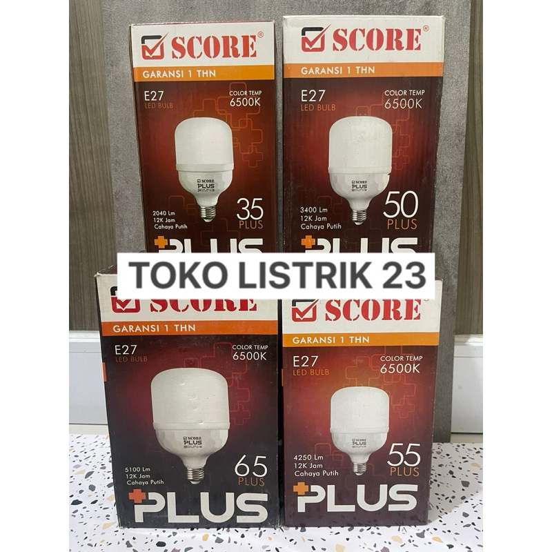 Jual lampu led score (PLUS) SUPER TERANG CAPSUL 35w 50w | Shopee Indonesia