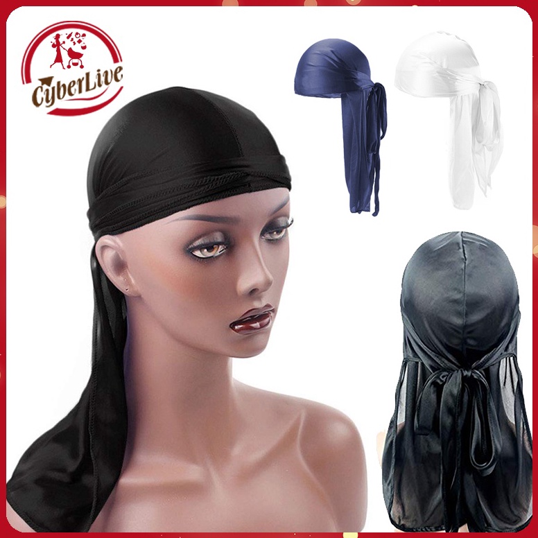 Durag Mimetici Premium Mimetici Militari Da Uomo Con Tono Hip-Hop Colorato A 360 Gradi Con Cappuccio A Coda Lunga - Foto 2