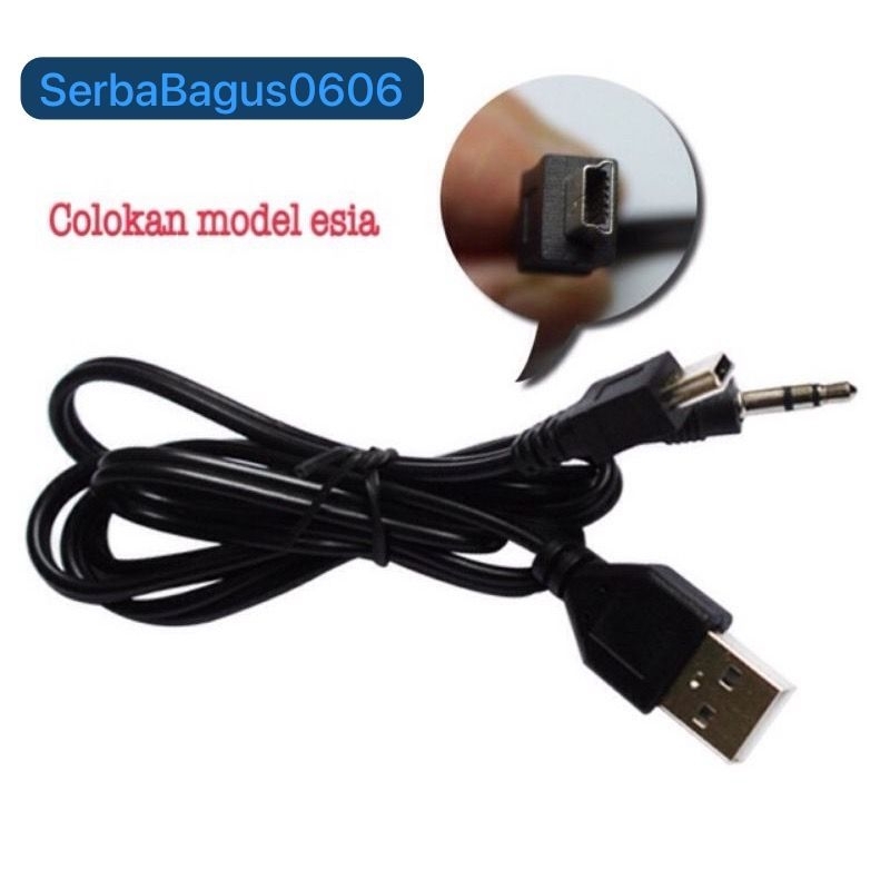 Jual Kabel Data Usb Audio Speaker Mini In Colokan Cass Esia Original Shopee Indonesia