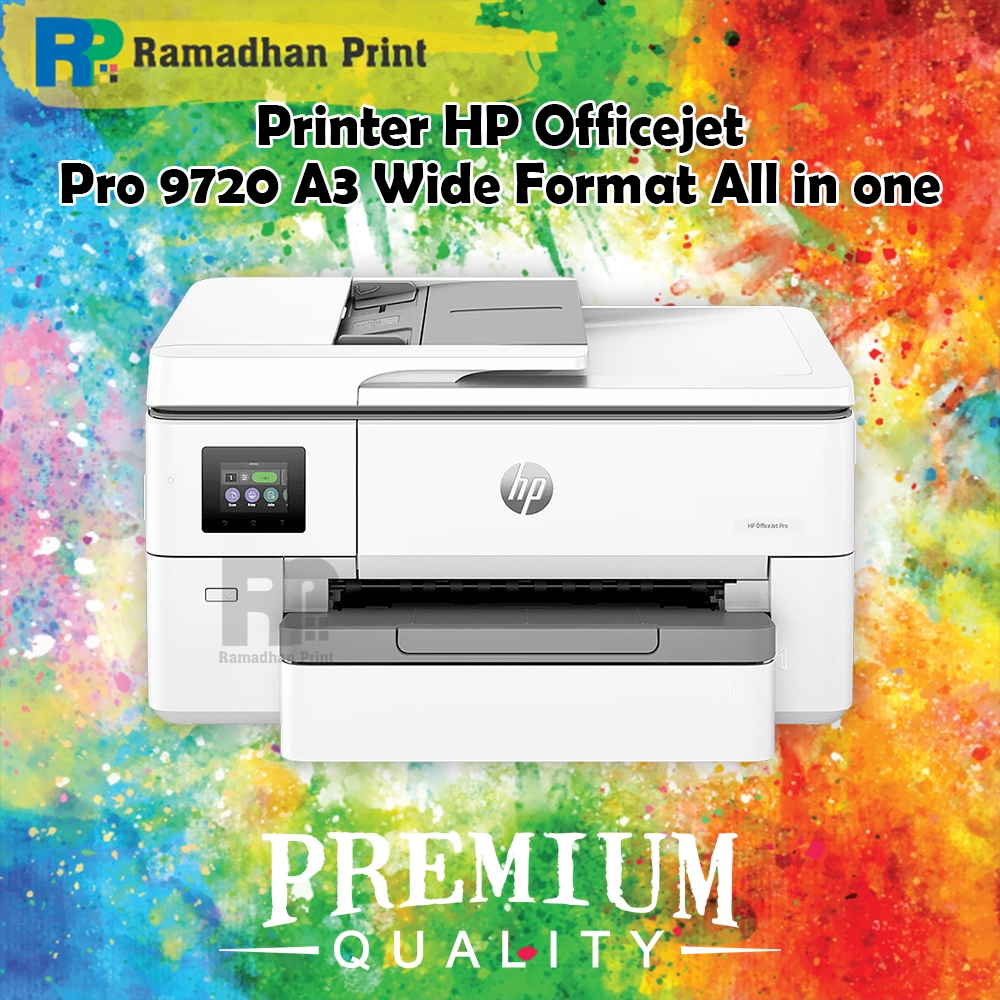 Jual Printer HP OfficeJet Pro 9720 7720 A3 Wide Format AIO Print Scan ...
