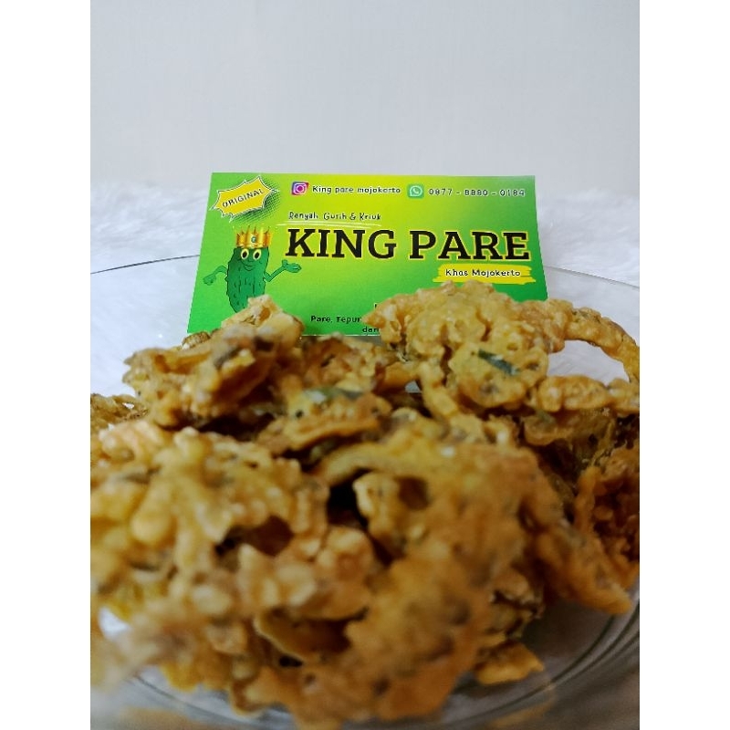 Jual Keripik Pare Crispy Tidak Pahit Kemasan 250gr By King Pare