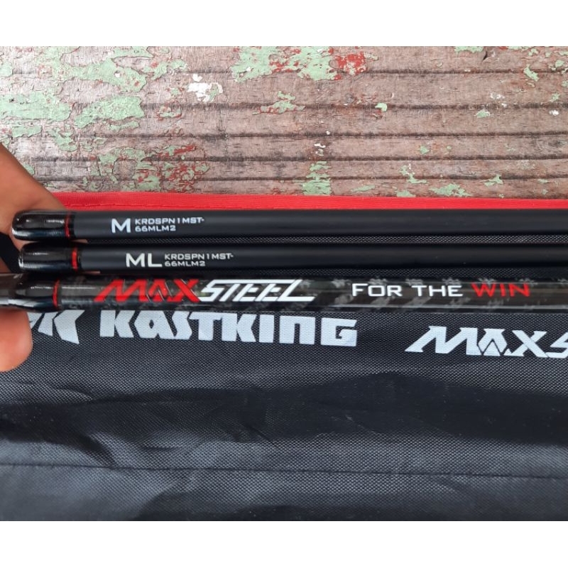 Jual Rod Joran Spinning Kastking Max Steel - Red M-MH 1.98m - Second ...