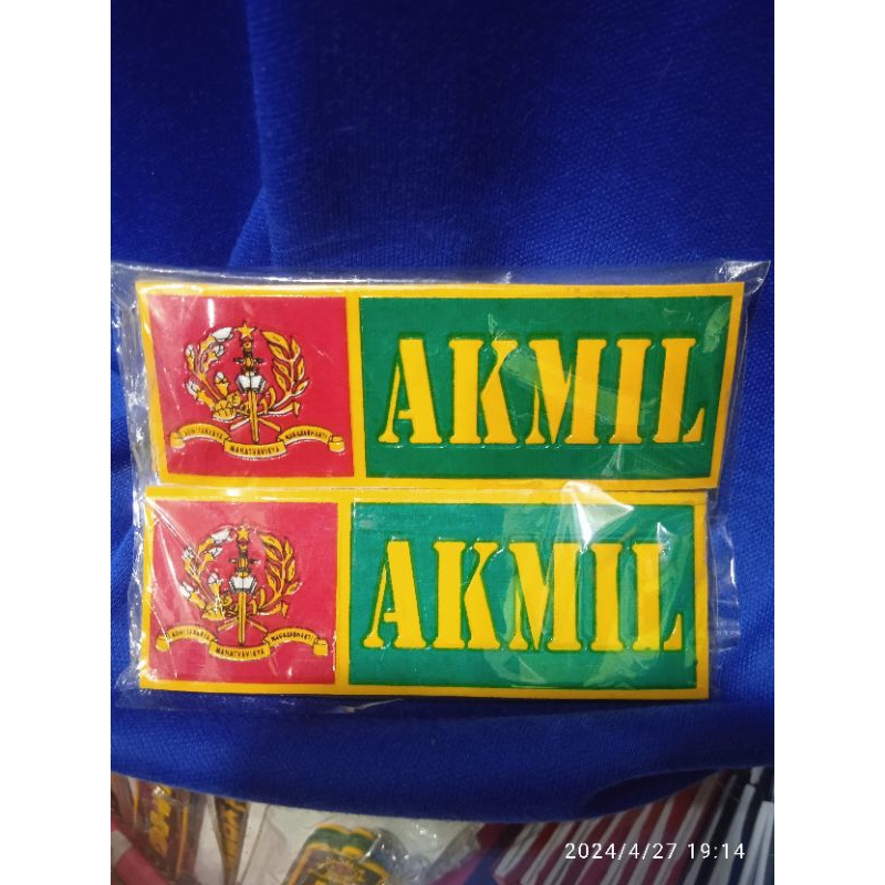 Jual STIKER PLAT AKMIL STIKER PLAT KELUARGA BESAR POLISI STIKER PLAT