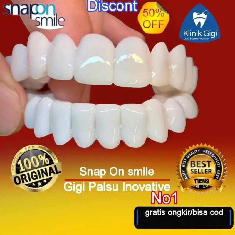 Jual Snap On Smile gigi Palsu Perapih Gigi Snap On Smile 100% Original ...