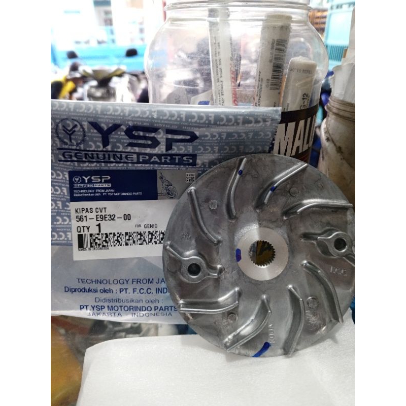 Jual KIPAS CVT FACE DRIVE K0J GENIO BEAT DELUXE SCOPY PRESTIGE ORIGINAL ...