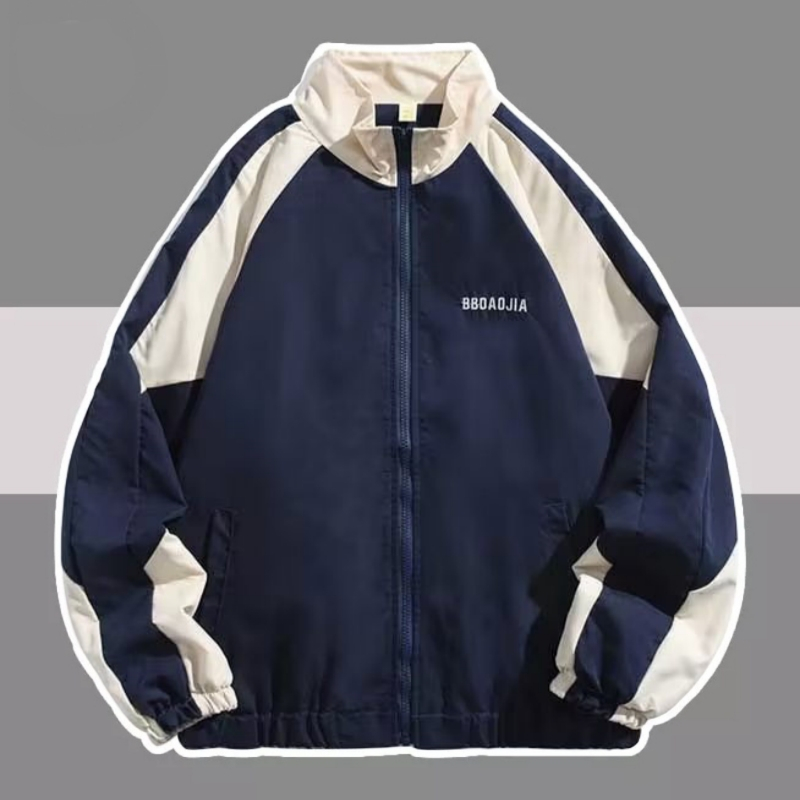 Jual COD VARSITY JACKET RETRO TRACKTOP VINTAGE PRIA JACKET SOFT PARASUT ...