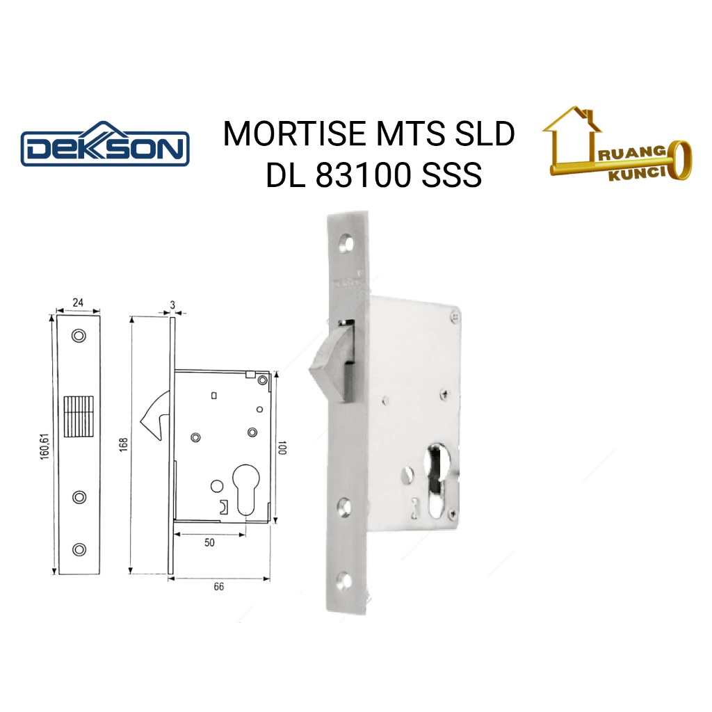 Jual lockcase body kunci pintu sliding kait dekkson 83100 sss kunci ...