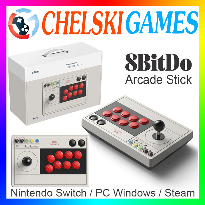 Jual 8bitdo Arcade Stick Stik Controller for Nintendo Switch PC Windows ...