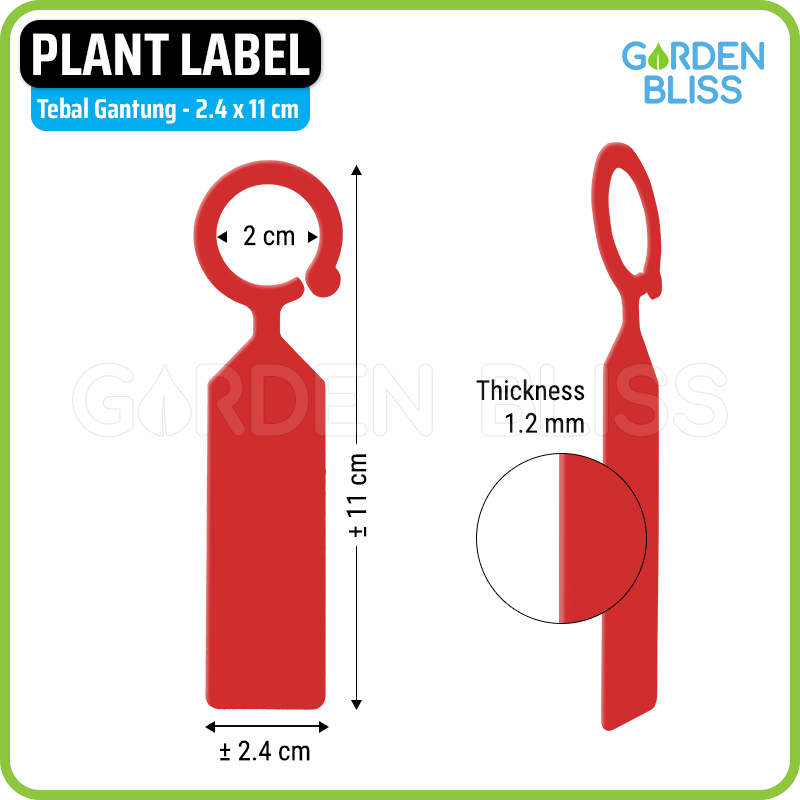 Jual Thick Plant Label Name Tag - Label Penanda Tanaman Tebal, Model ...