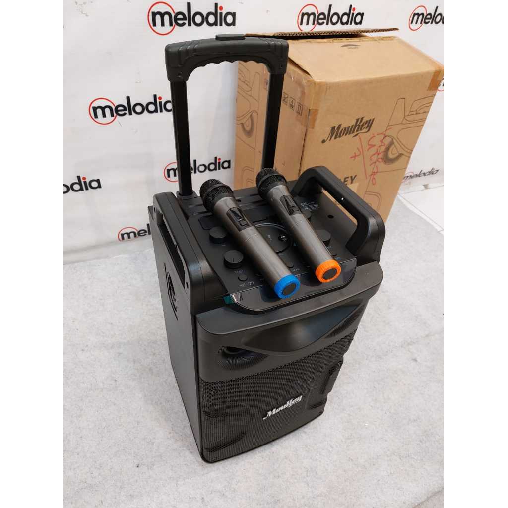 Jual Donner MTS10 2, 1x10inch Trolley Speaker Moukey with Mic Wireless