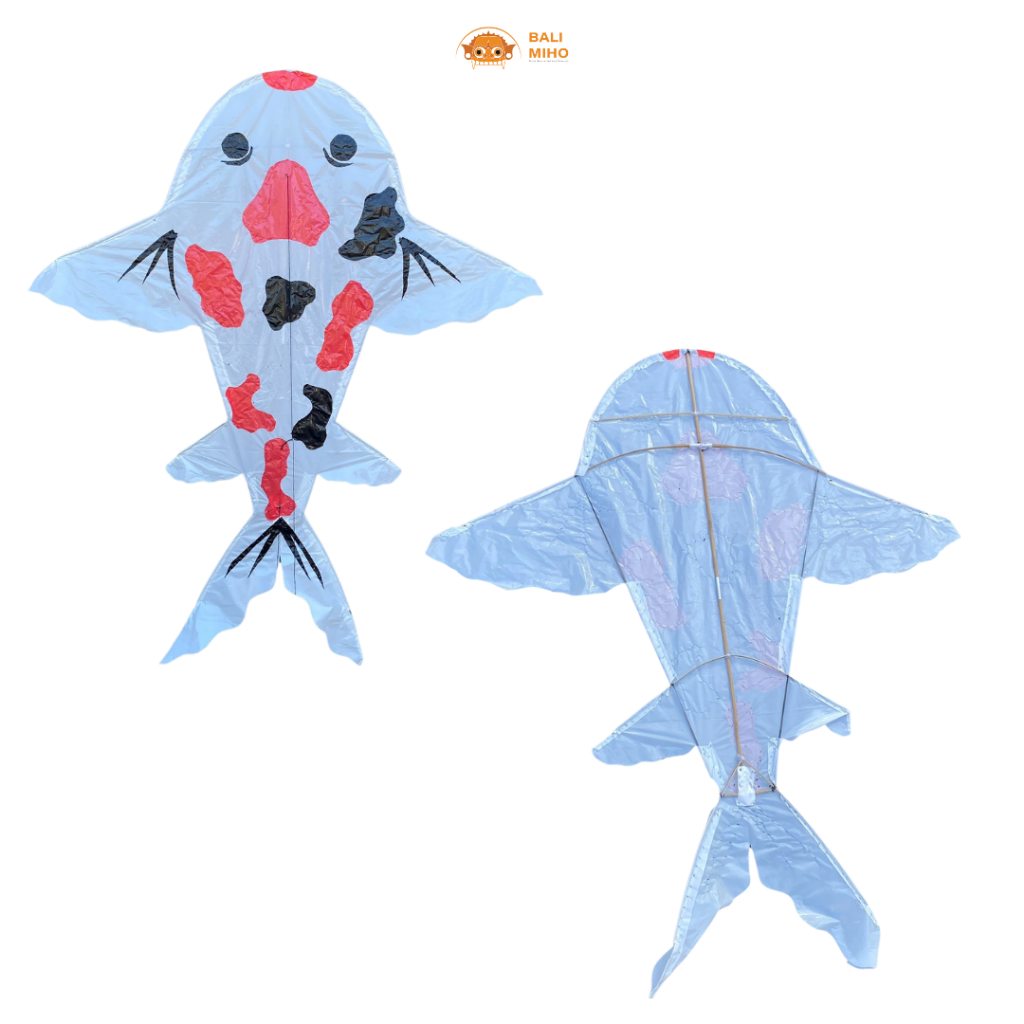 Jual Layangan Ikan Koi 1.3 meter x 1 meter - Layangan Koi Knockdown ...