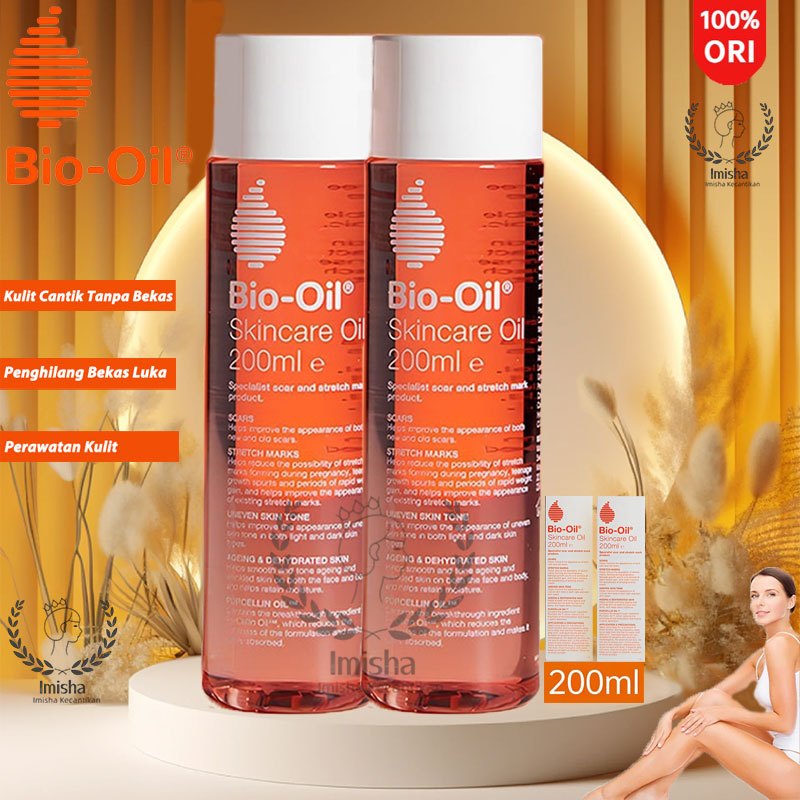 Jual Bio Oil 200ml/Penghilang Bekas Luka Stretch/Mark Keloid Jerawat
