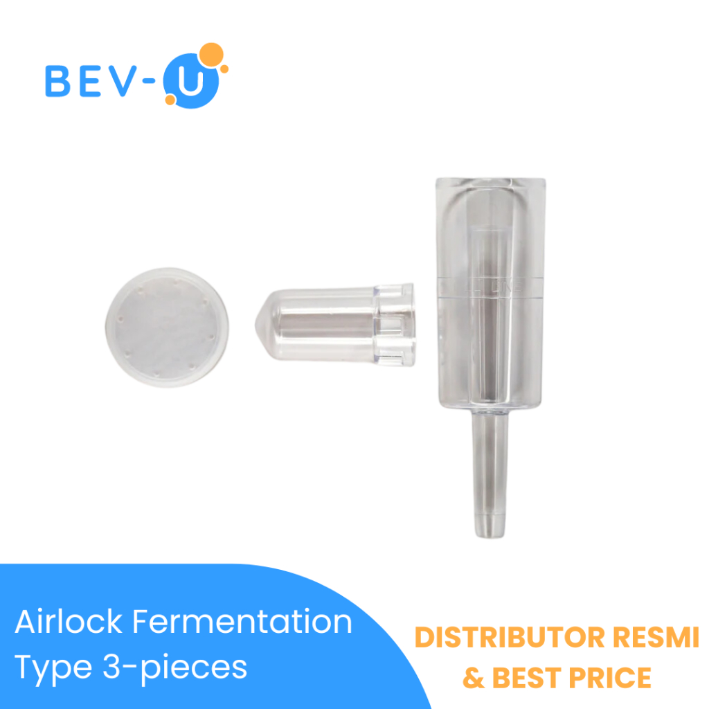 Jual Airlock Fermentation Kit Air Lock Fermentasi 3-Pieces & S-Type ...