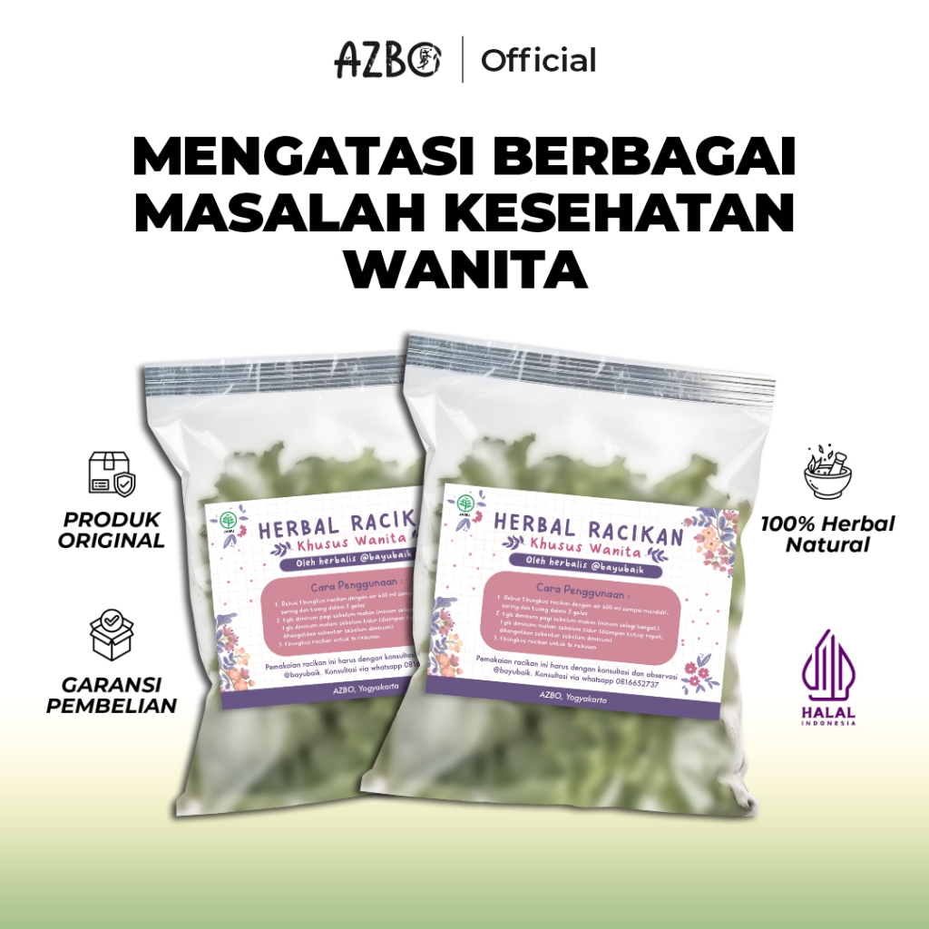 Produk Herbal Racikan AZBO | Shopee Indonesia
