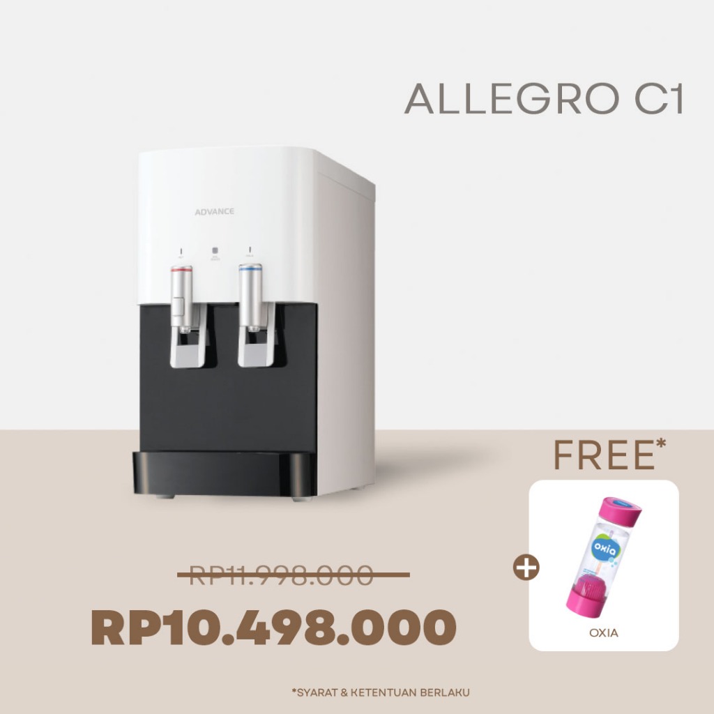 Jual ADVANCE Reverse Osmosis Allegro C1 Water Purifier Dispenser