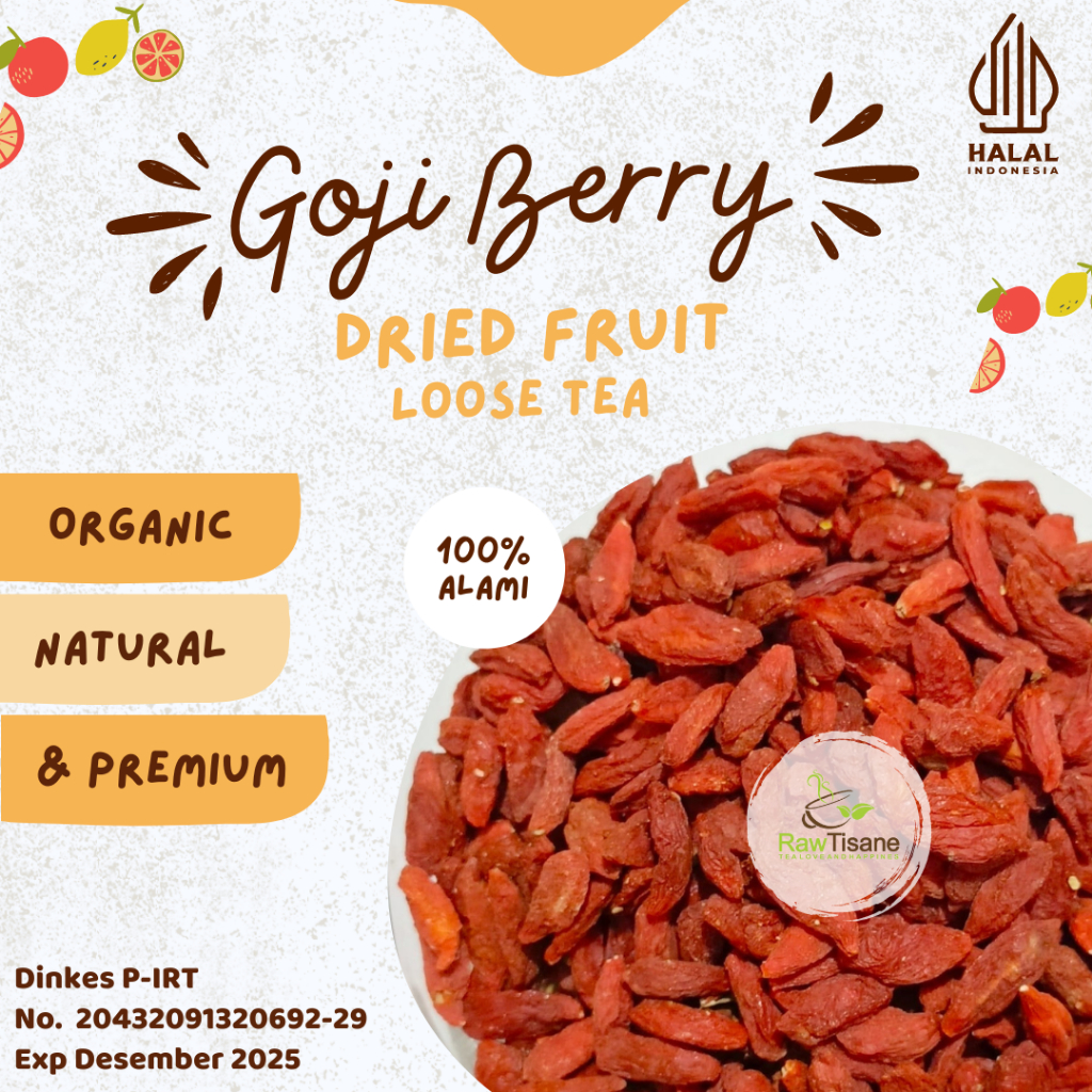 Jual RAW TISANE Goji Berry / Gou Qi Zi / Teh Buah Goji Berry Isi 100 ...