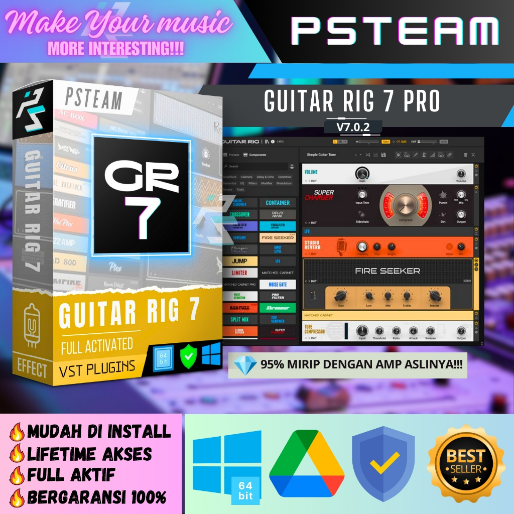 Jual NI GUITAR RIG PRO 7 v7.0.2 [ FULL VERSION | FULL ACTIVATED ...