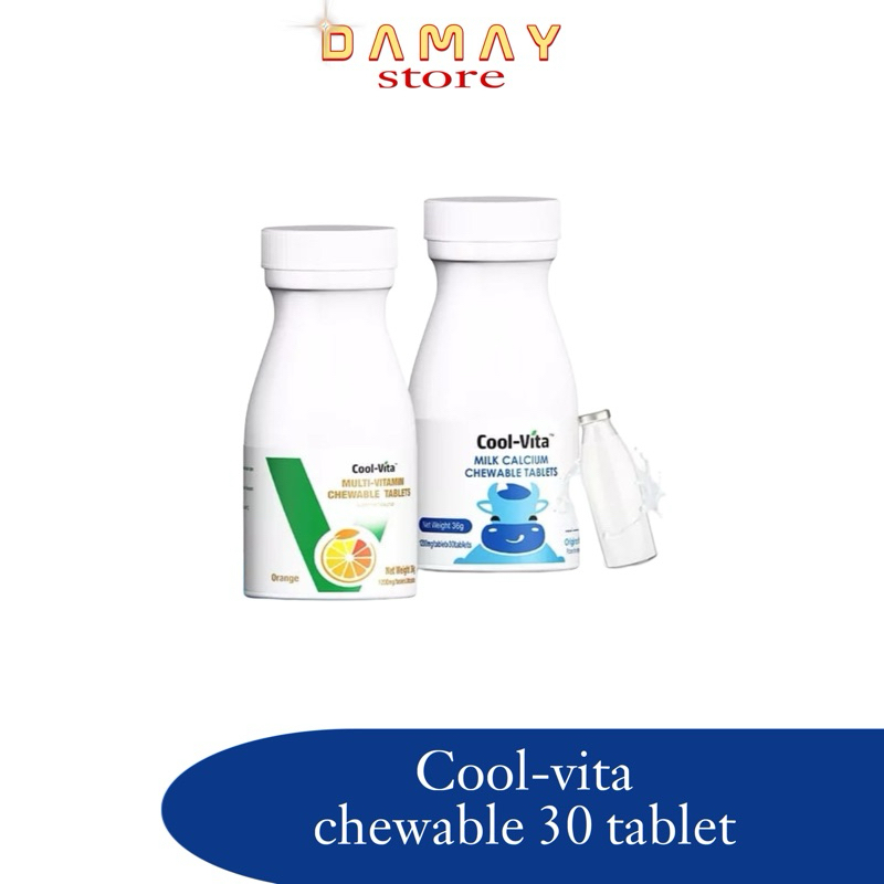 Jual Cool vita multivitamin chewable tablet kunyah suplemen penggemuk badan bpom Shopee Indonesia