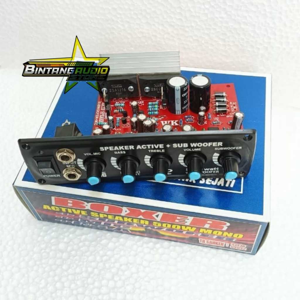 Jual Kit Power Speaker Aktif 500W + SANKEN 5DY 2sa1216 / 2sc2922 Mono