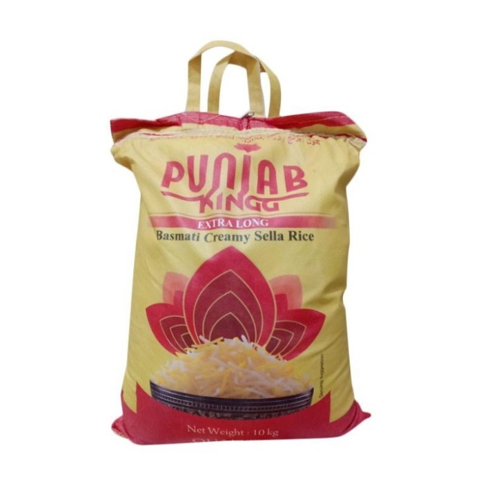Jual Beras Basmati PUNJAB KING Creamy sella basmati rice 4 KG REPACKING ...