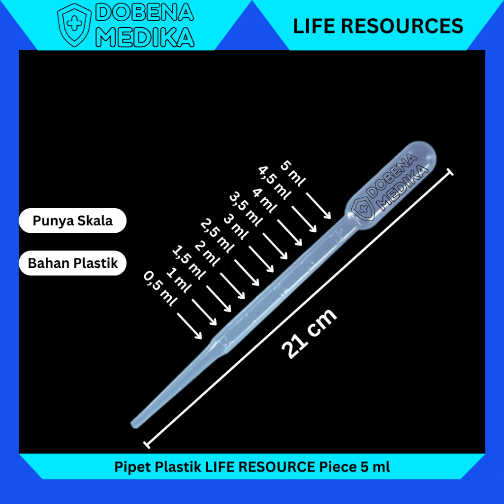 Jual Life Resources Pipet Tetes Laboratorium Plastik 5 ml | Shopee ...