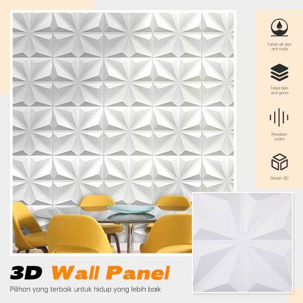 Jual Wall Panel 3D PVC Wallpaper Dinding Ukuran 30 x 30 cm | Shopee ...