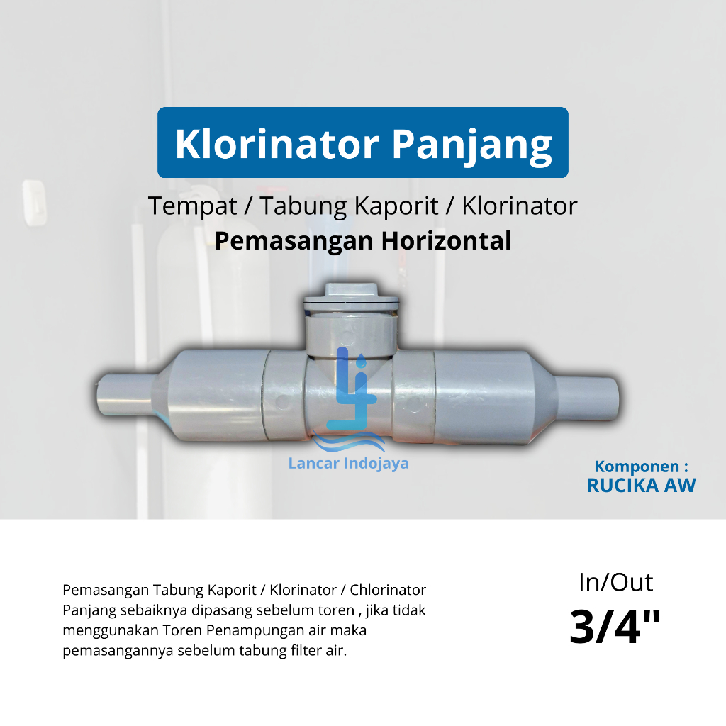 Jual Klorinator Chlorinator / Tabung Kaporit / Chlorine / Klorin ...