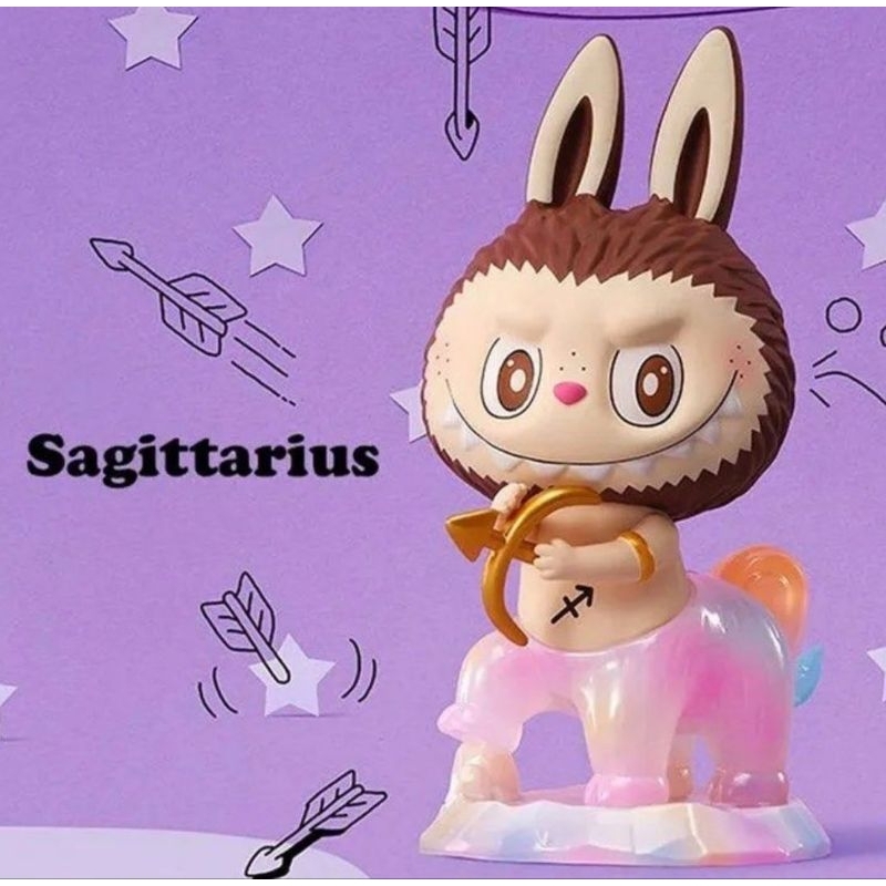 Jual POP MART Labubu Sagittarius The Monsters Constellation Open Box ...