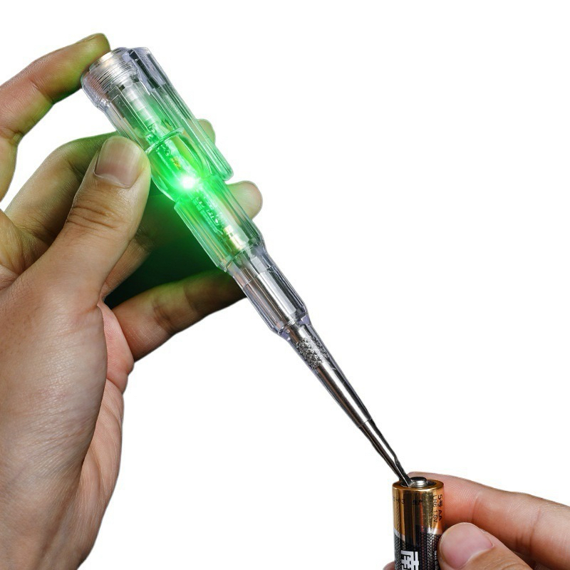 Jual Tespen Dual Led Obeng Tester Listrik With Indicator Tes Pen Sensor ...