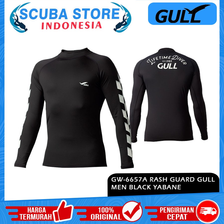 Jual GW-6657A Rash Guard Gull Men Baju Snorkling Snorkeling Scuba ...
