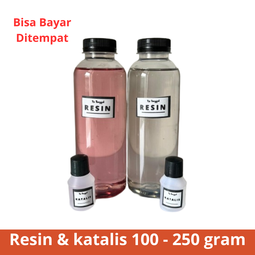 Jual Resin Bening Dan Katalis Paket Lengkap Resin 250 Gram 100 Gram