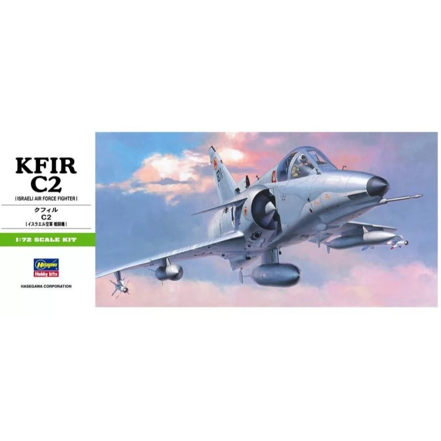 Jual Hasegawa 00237 1/72(B7) Israeli Air Force Fighter KFIR C2 | Shopee ...