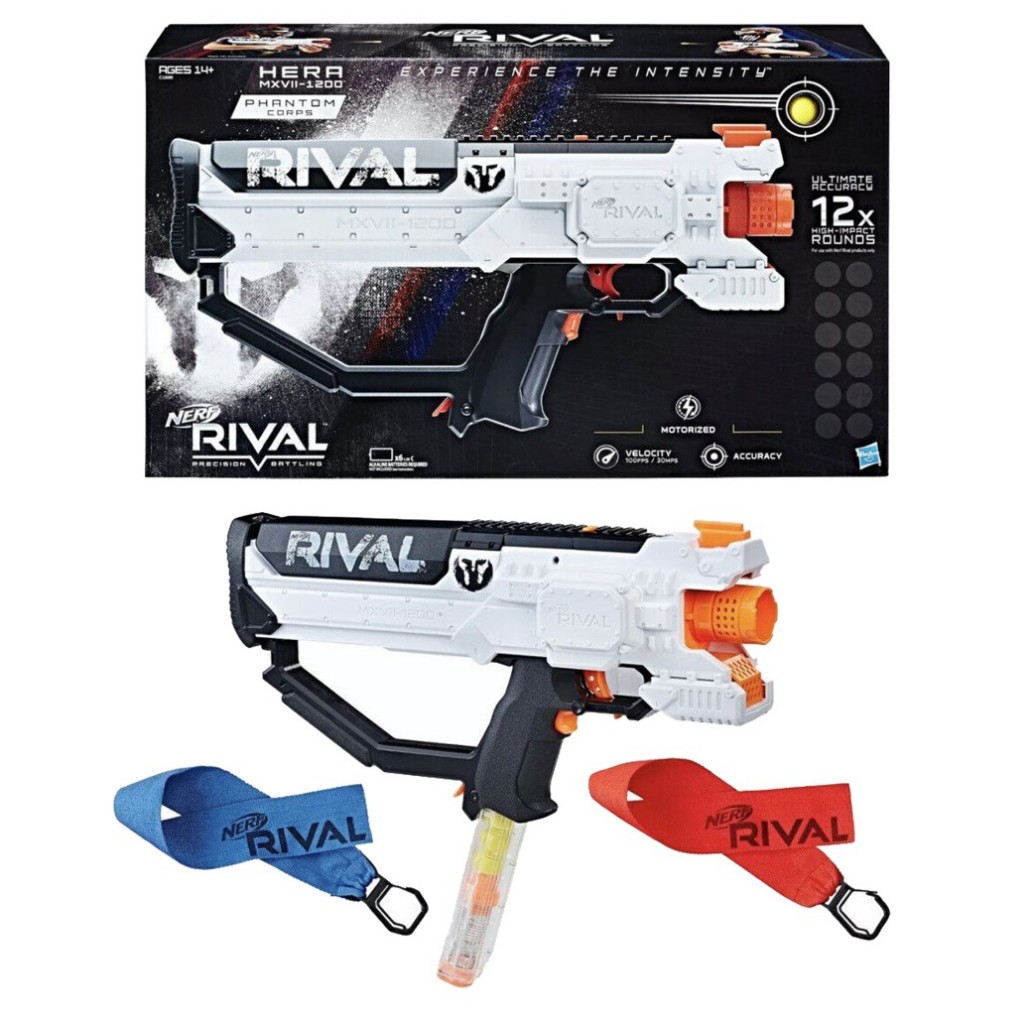 Jual Nerf Rival Phantom Corps Helios XVIII-700 Blaster with 12 Rival ...