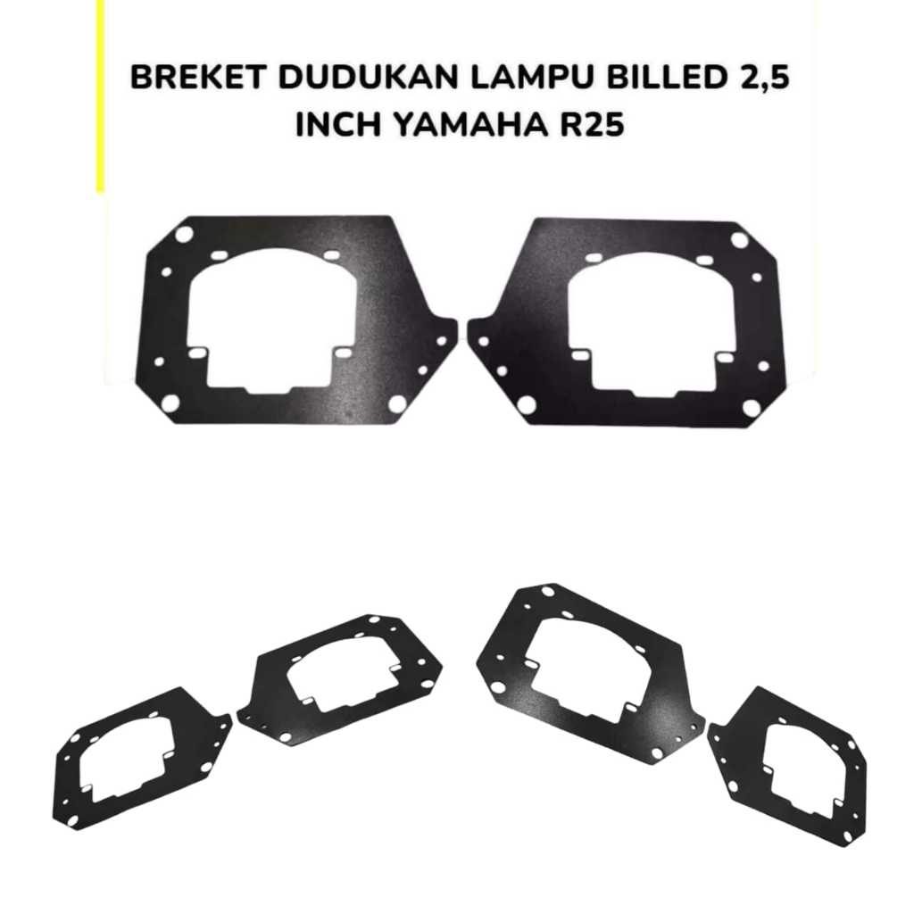 Jual Breket Dudukan Lampu Projie Biled 2,5 inch NSB Yamaha R25 | Shopee ...