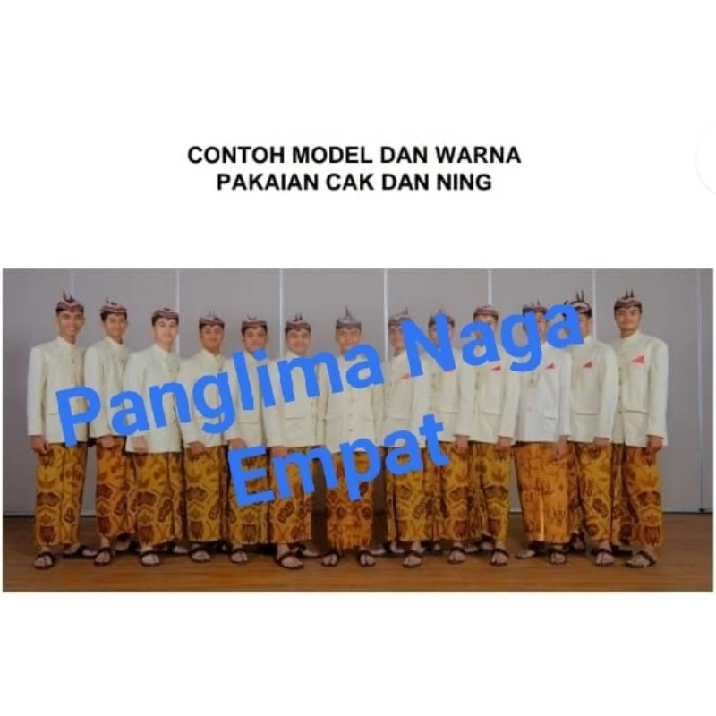 Pakaian Adat Cak Ning Surabaya