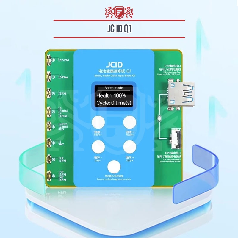 Jual JC ID Q1 /JC ID Q1 11-15PM Battery Health Quick Repair Board-Q1 ...