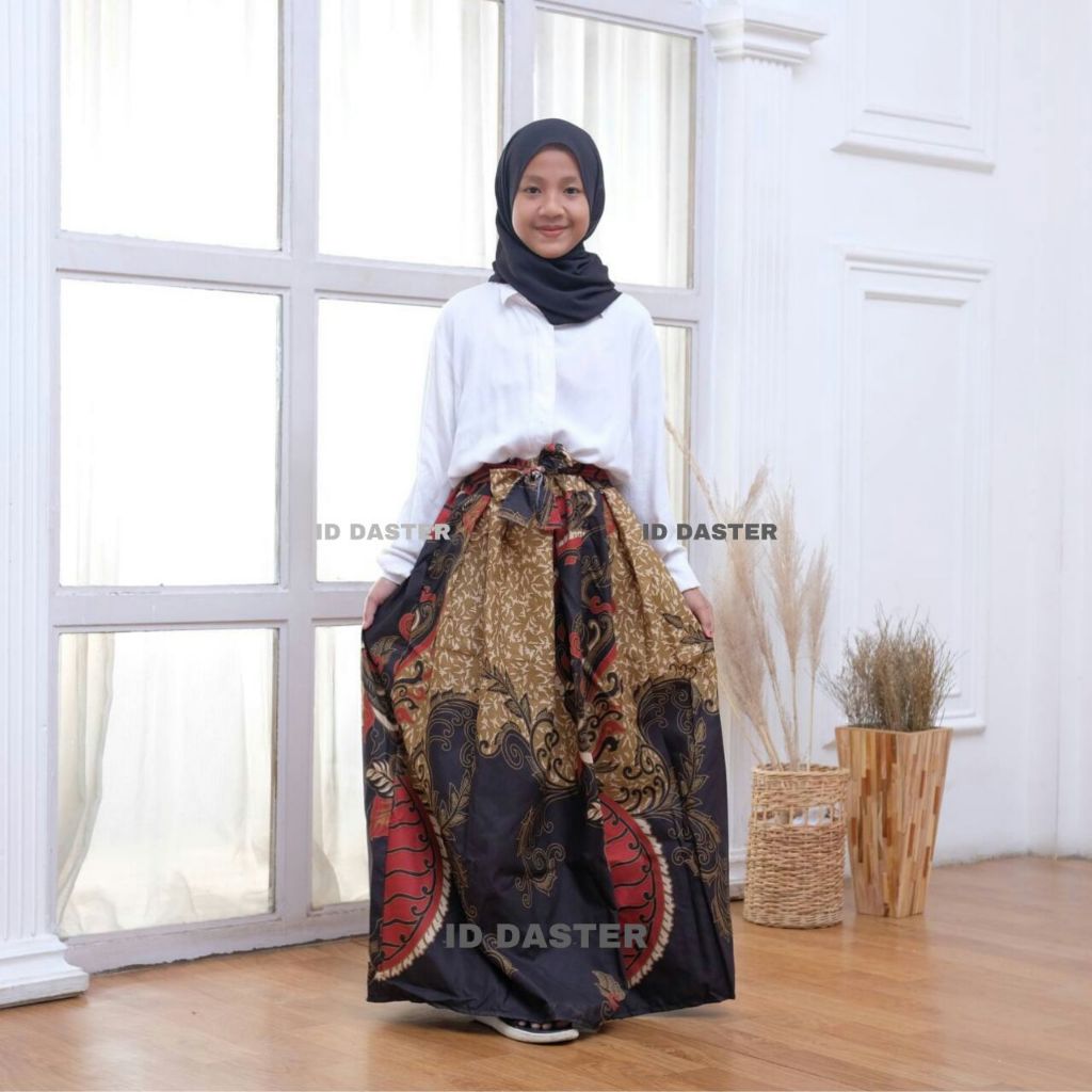 Jual Rok Batik Remaja Anak SMP SMA Dewasa Bawahan Panjang Perempuan ...