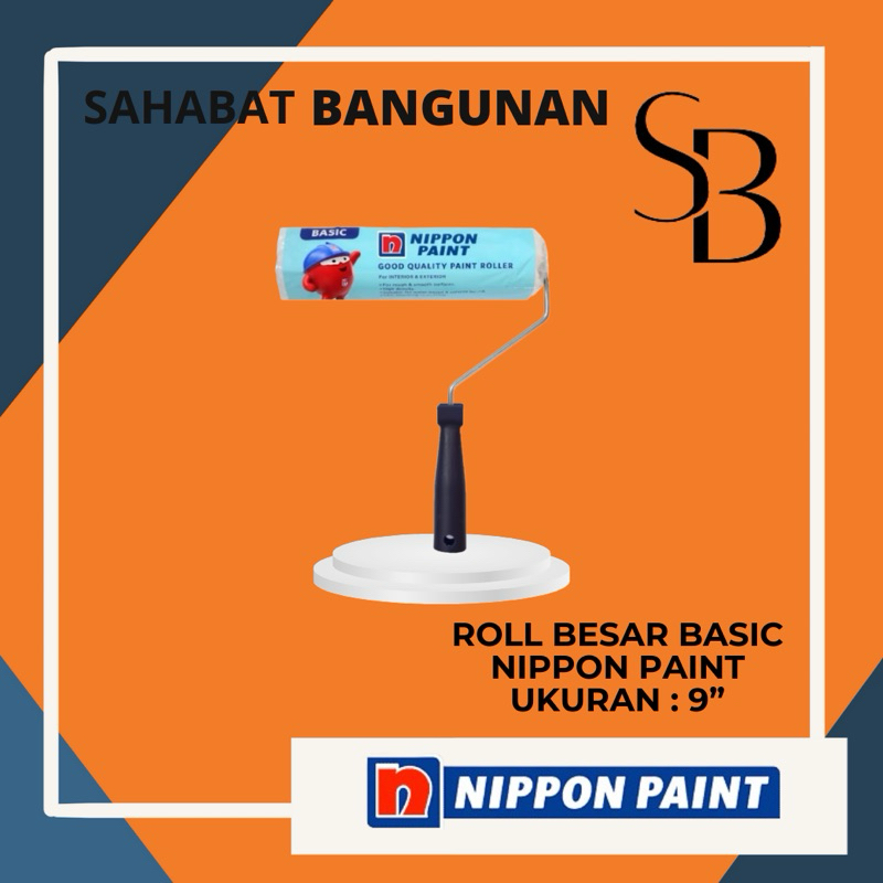 Jual Rol Cat Nippon Paint 9" Roller Basic roll cat nippon paint 9" roll