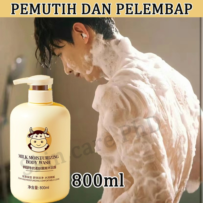 Jual Whitening Body Wash Goat Milk Sabun Cair Mandi Pemutih Badan