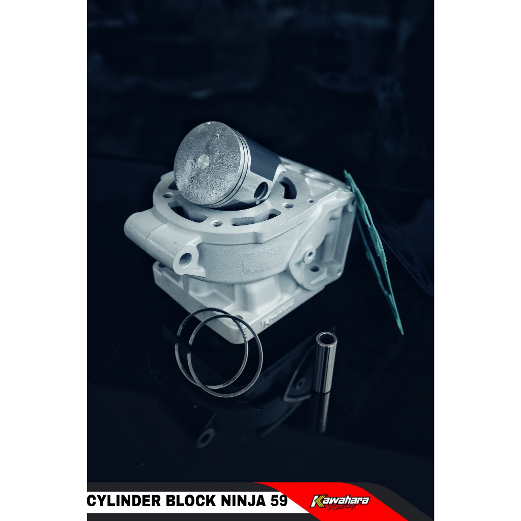 Jual Blok Ninja 2T / Cylinder Blok Ninja R-Ninja RR 2T 59mm Nicasil ...