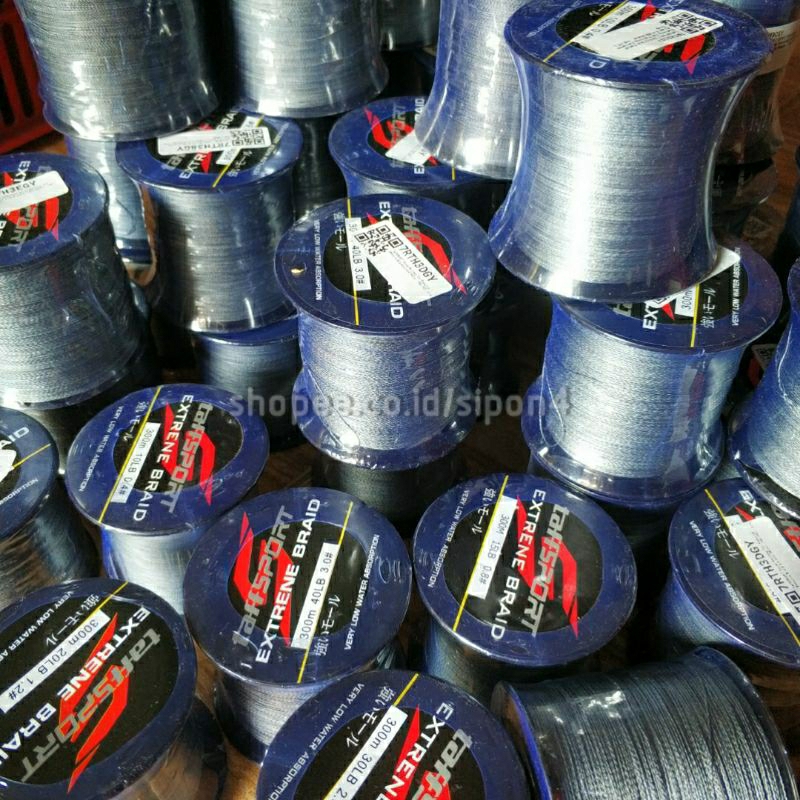 Jual SIPON Senar Pancing 300 Meter Tali Benang PE Braided Spectra ...