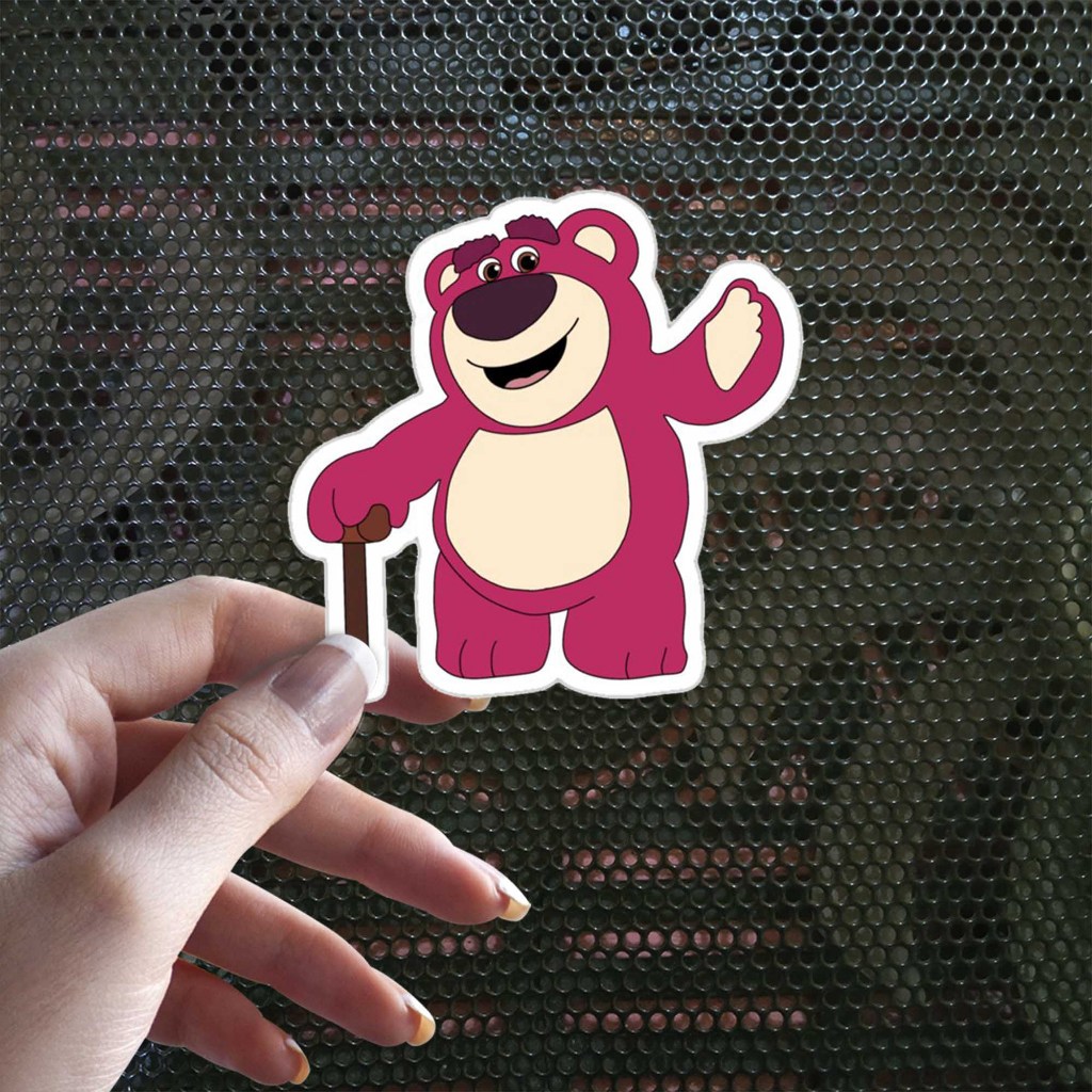 Jual Sticker Decal Vinyl Tahan Air Beruang Lotso Bear | Shopee Indonesia