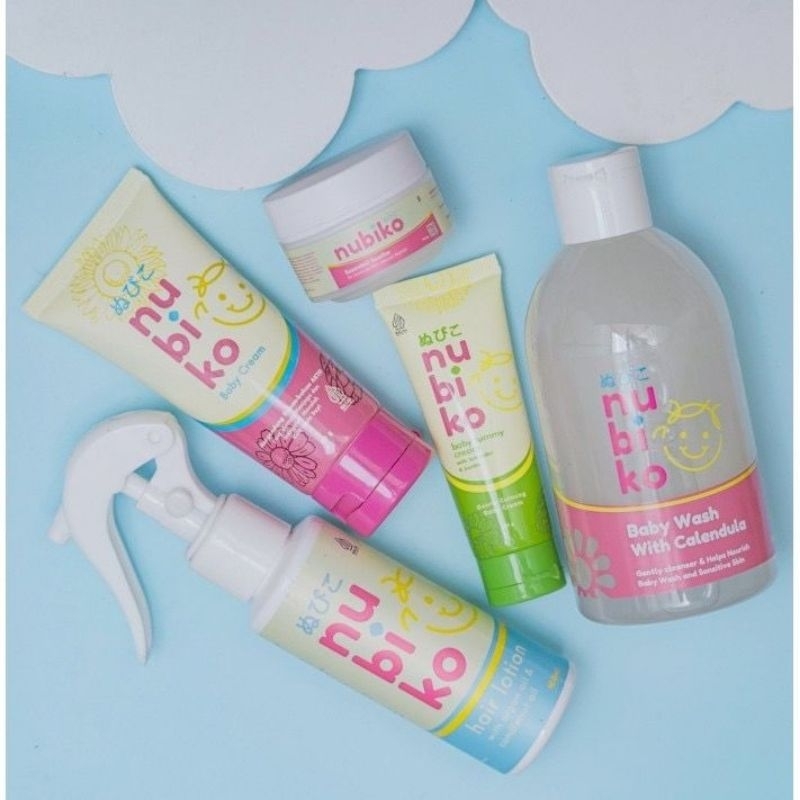 Jual Nubiko Baby Cream Body Wash Hair Lotion Essential Soothe Balm ...