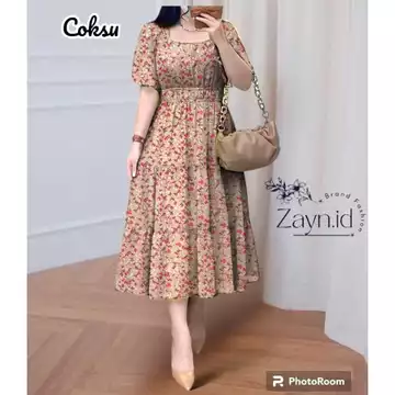 SMOKED Dress Mora Dress Wanita Pendek