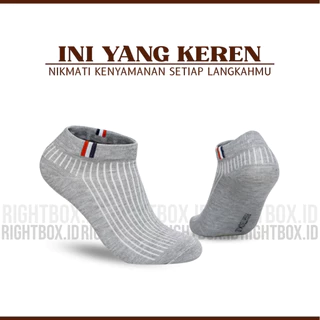 Rightbox ID, Kaos Kaki Pendek Semata Kaki Motif Minimalis, size Dewasa