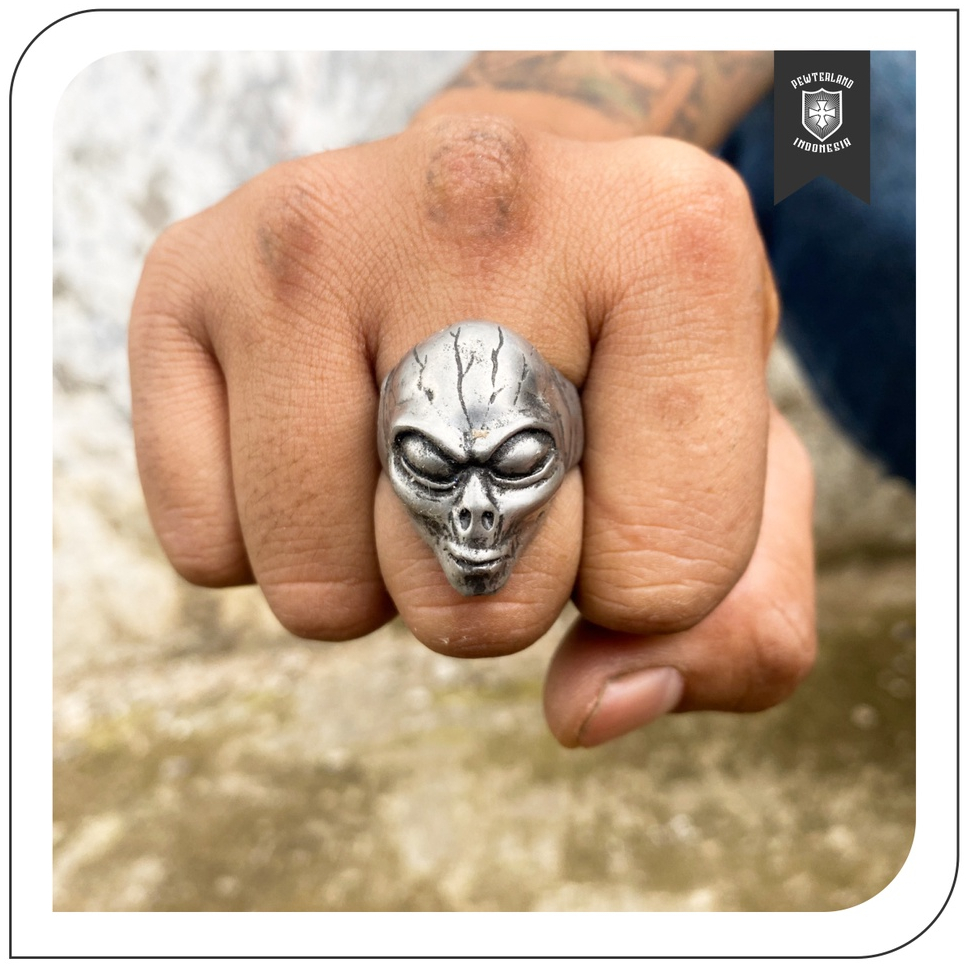 Jual Jadu Ring Skull Cincin Tengkorak Pewterland Indonesia Shopee Indonesia