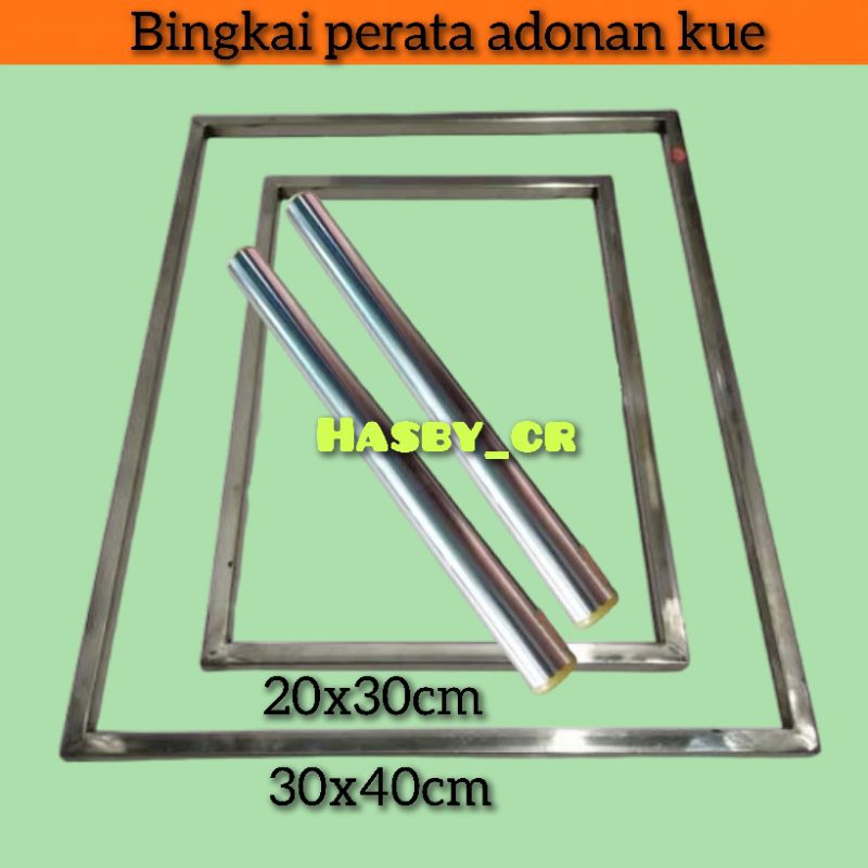 Jual bingkai perata adonan kue, bingkai perata kue kering | Shopee ...