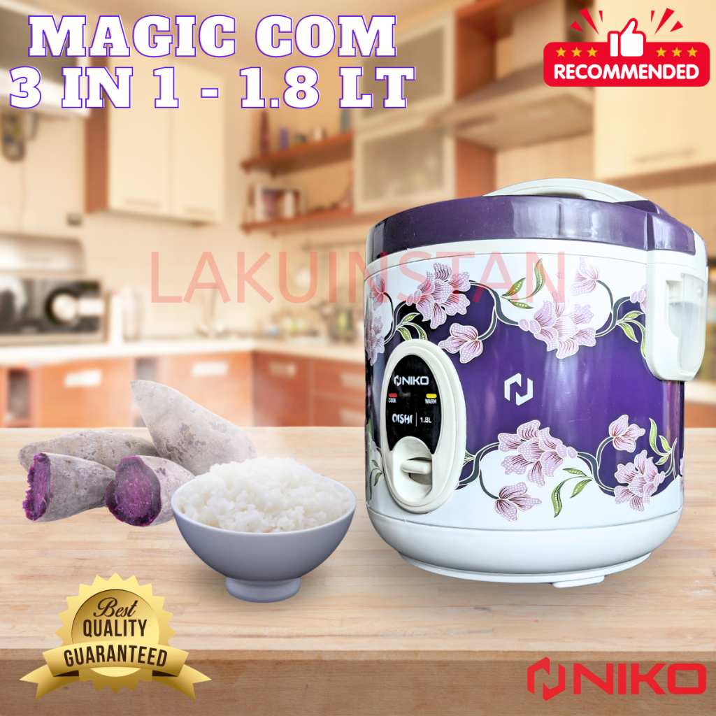 Jual Magic Com Rice Cooker Oishi Batik 1.8L Glass - Tutup Kaca ...