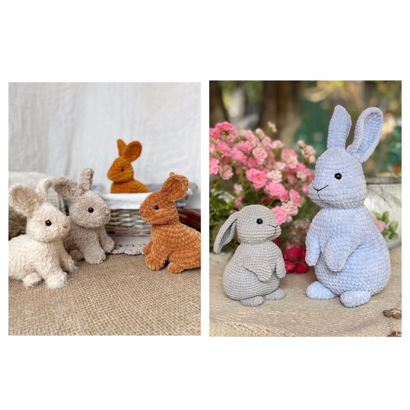 Jual [CROCHET PDF PATTERN/BACA DESK] Realistic Rabbits | Shopee Indonesia