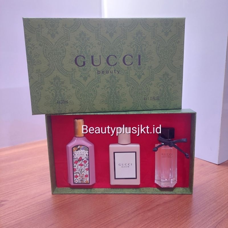 Jual Gucci Beauty T Set 3 In 1 Original Eropa Parfum Wanita Tahan